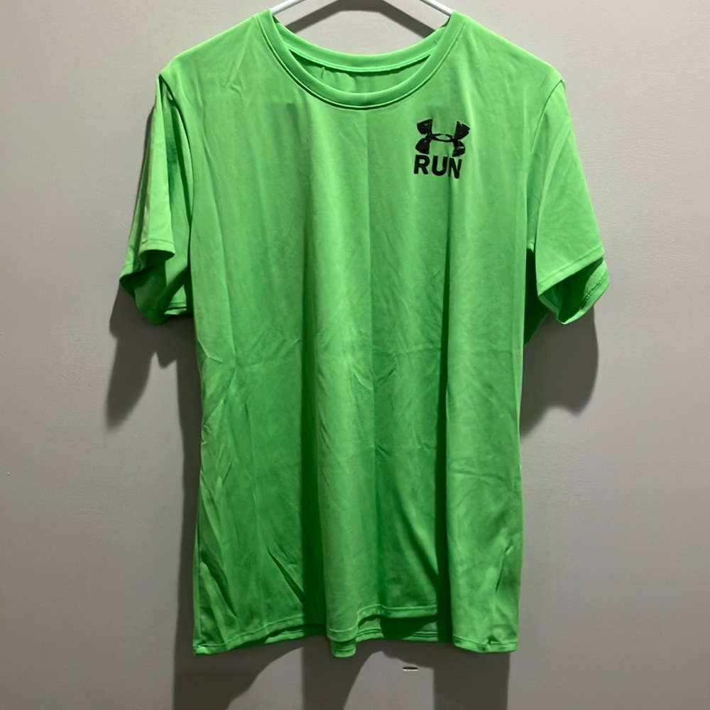 Under Armour Men's Green RUN Shirt